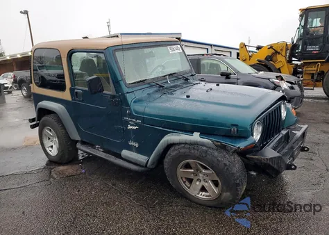 1997 Jeep Wrangler / Tj Sport из США, поврежденный, VIN 1J4FY19S2VP466017